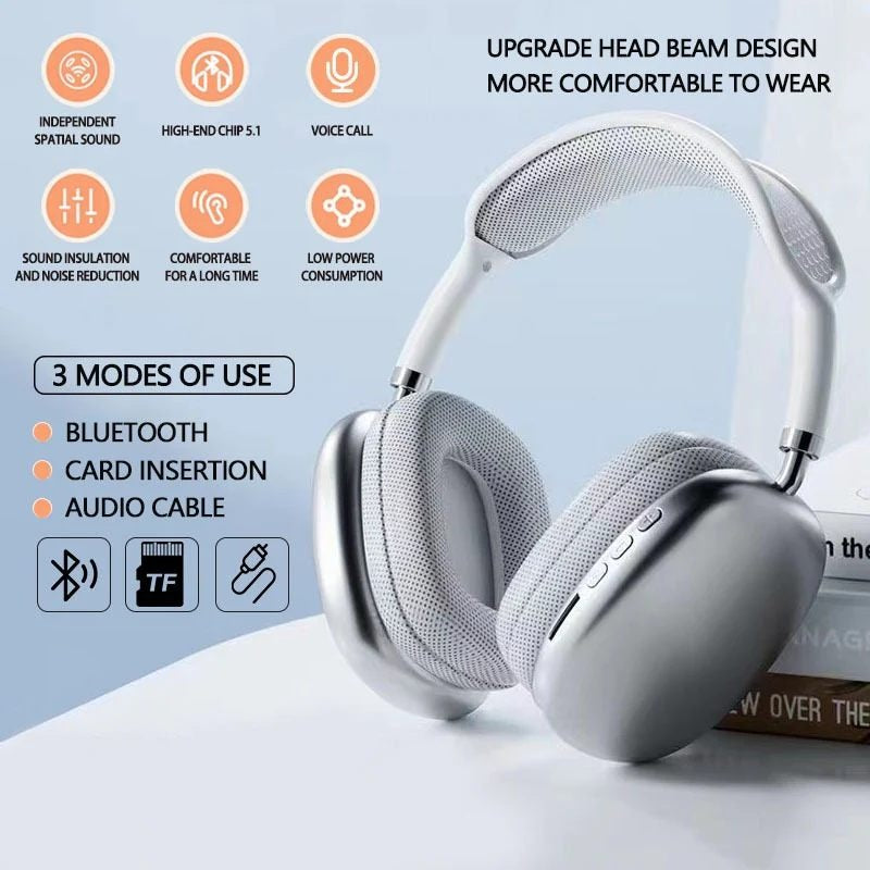 P9 Wireless Bluetooth Over-Ear Headphones