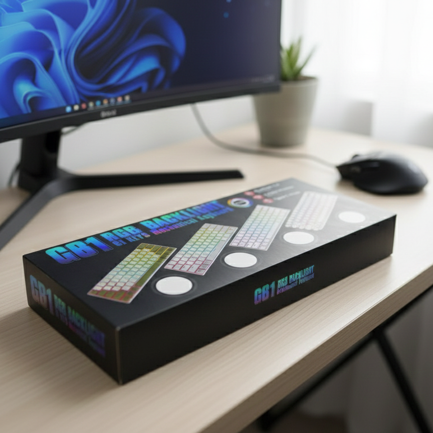 GB1 60% Wireless Mechanical Gaming Keyboard with RGB Backlight