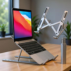 Speed-X Adjustable Aluminum Laptop Stand for Up to 16" Laptops