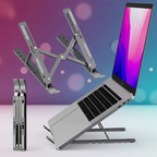Speed-X Adjustable Aluminum Laptop Stand for Up to 16" Laptops