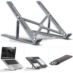 Speed-X Adjustable Aluminum Laptop Stand for Up to 16" Laptops