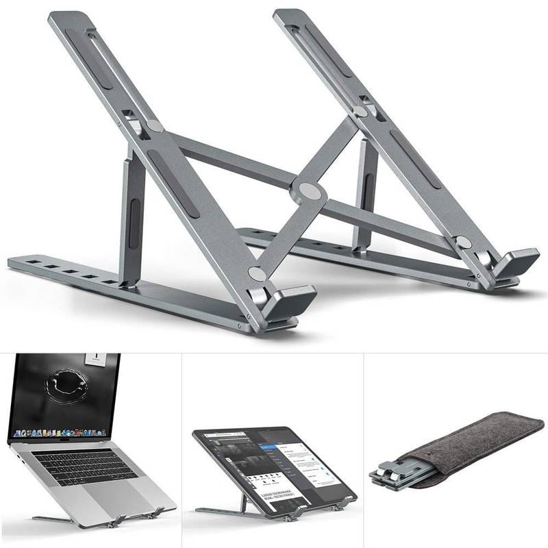 Speed-X Adjustable Aluminum Laptop Stand for Up to 16" Laptops
