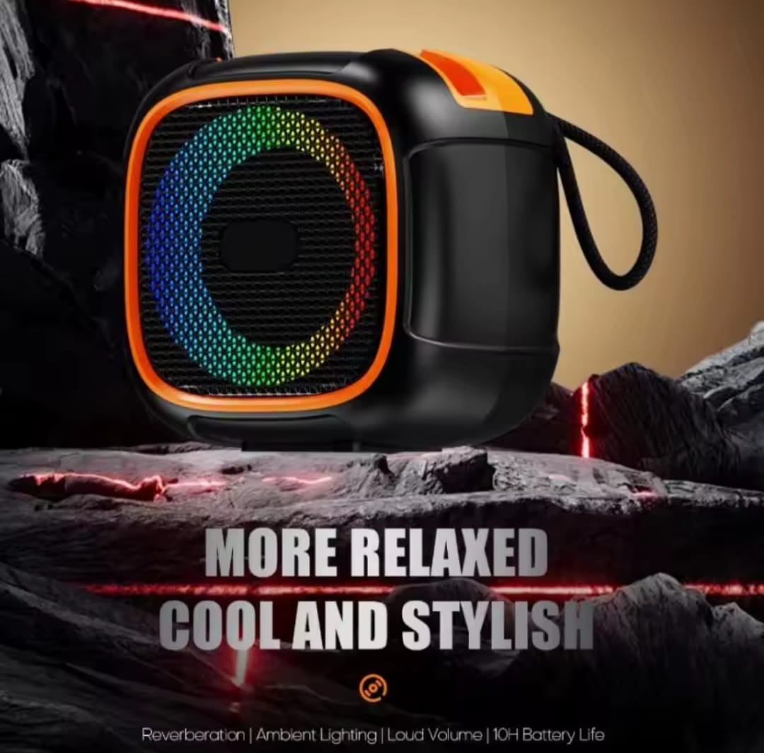 S11 Mini Portable Bluetooth Speaker with Phone Holder and RGB Lights