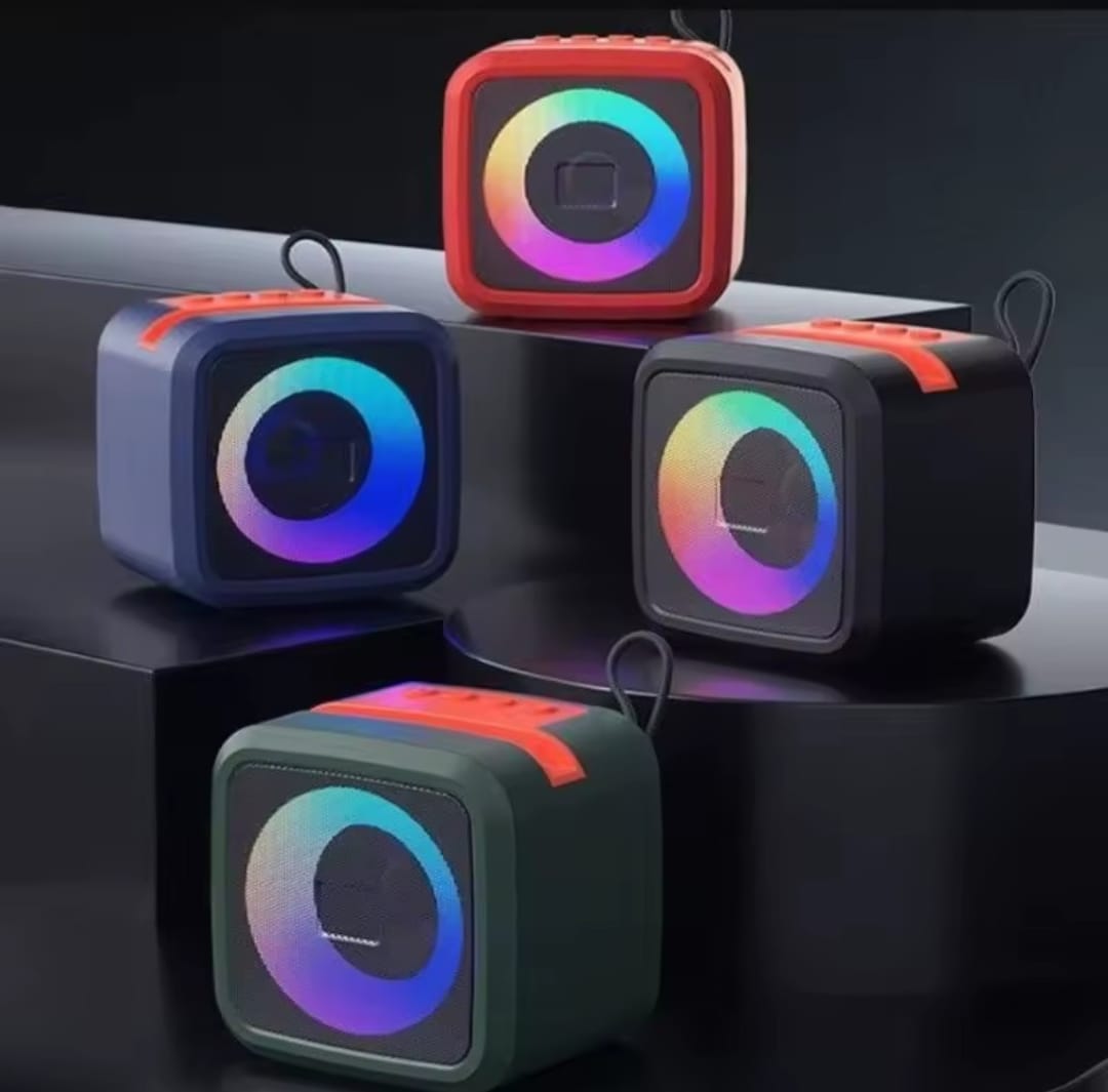 S11 Mini Portable Bluetooth Speaker with Phone Holder and RGB Lights