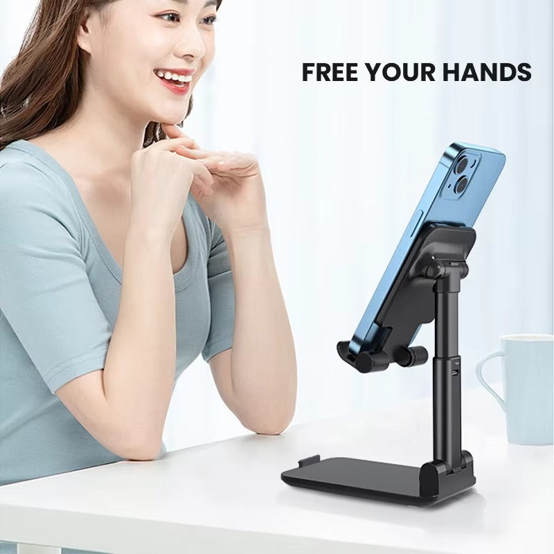 Adjustable Foldable Desktop Phone Stand for All Smartphones