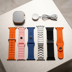 Ultra 2 Smart Watch with 2.01" Display and 7-in-1 Strap Set