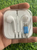 Premium Wired Earphones with Mic, Deep Bass & Storage Case