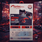 Fontec Arena Type-C Gaming Earphones with Detachable Mic
