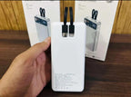 66W Fast Charging Power Bank 20000mAh with Built-in Type-C & Lightning Cables
