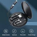 5 in 1 data cable storage box open view with cables Pakistan