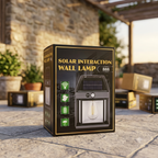 Solar Interaction Wall Lamp Model 888 | Outdoor Waterproof LED Motion Sensor Solar Light
