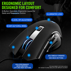 ET Wired Gaming Mouse RGB | Adjustable DPI E-Sports Mouse