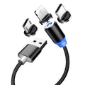 3-in-1 Magnetic Fast Charging Cable for Android iPhone Type-C