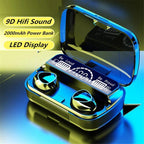 9D HiFi Bluetooth 5.1 Wireless Earbuds with LED Display
