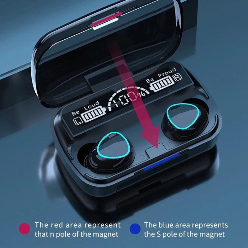 Portable Bluetooth Earbuds for Android and iPhone