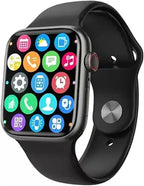Black Smartwatch with Silicone Band & Fast Charging | i8 Pro Max Style