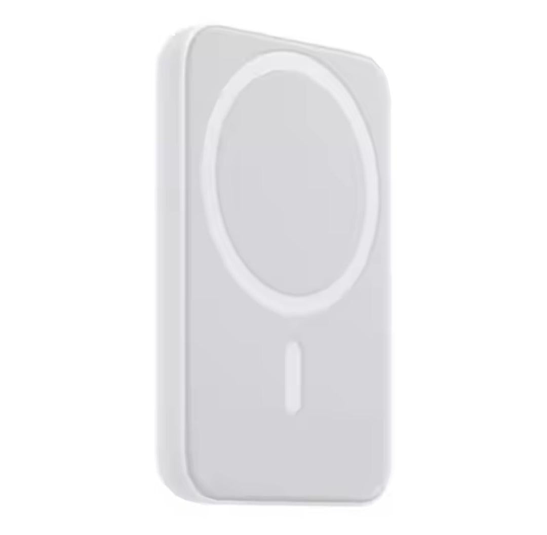 MagSafe Wireless Power Bank 5000mAh – Fast 12W Charging | White