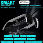Intelligent Bluetooth Glasses Black | Long Range Audio Gaming Glasses