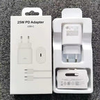 25W PD USB-C Fast Charger Adapter with Type-C Cable