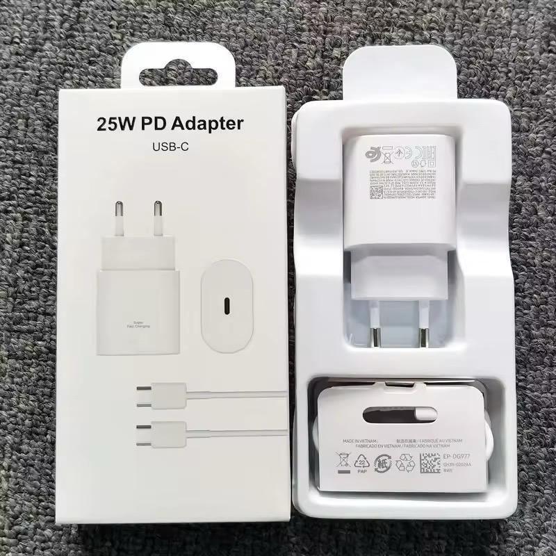 25W PD USB-C Fast Charger Adapter with Type-C Cable