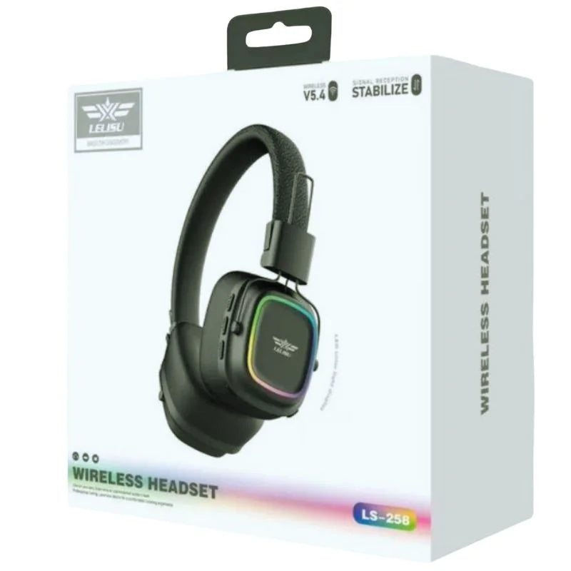 Lelisu LS-258 RGB wireless headphones Pakistan