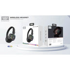 Lelisu LS-258 RGB headphones with box front and side view