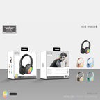 Lelisu LS-257 wireless stereo headphones front back box view Pakistan